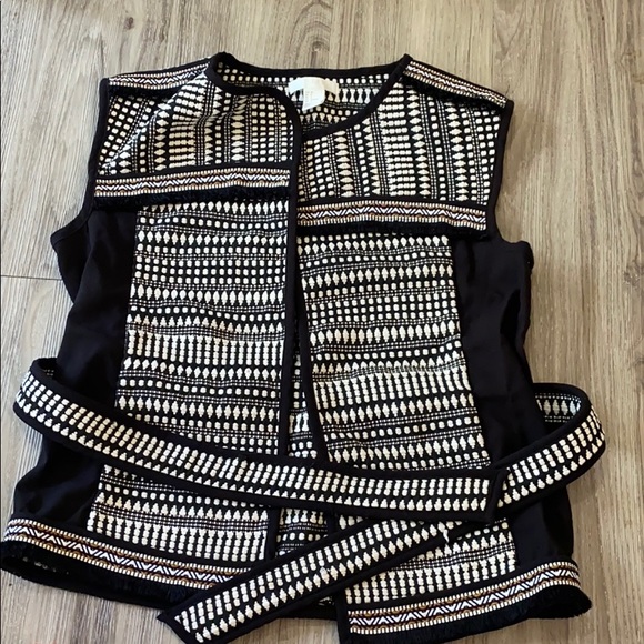 H&M boho vest with belt size 6 - Picture 5 of 5